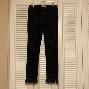 Free People cropped denim